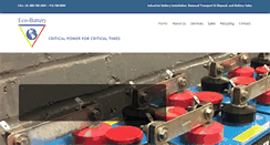Desktop Screenshot of eco-batteryinc.com